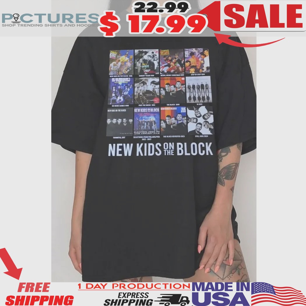 New Music Kids On The Band Block Album Covers Shirt