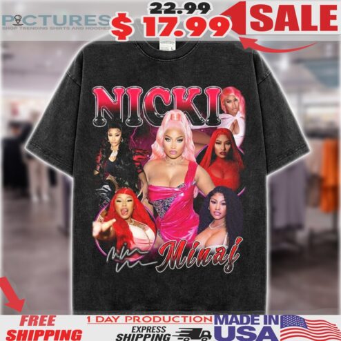 Nicki Minaj Rapper Vintage Bootleg Shirt