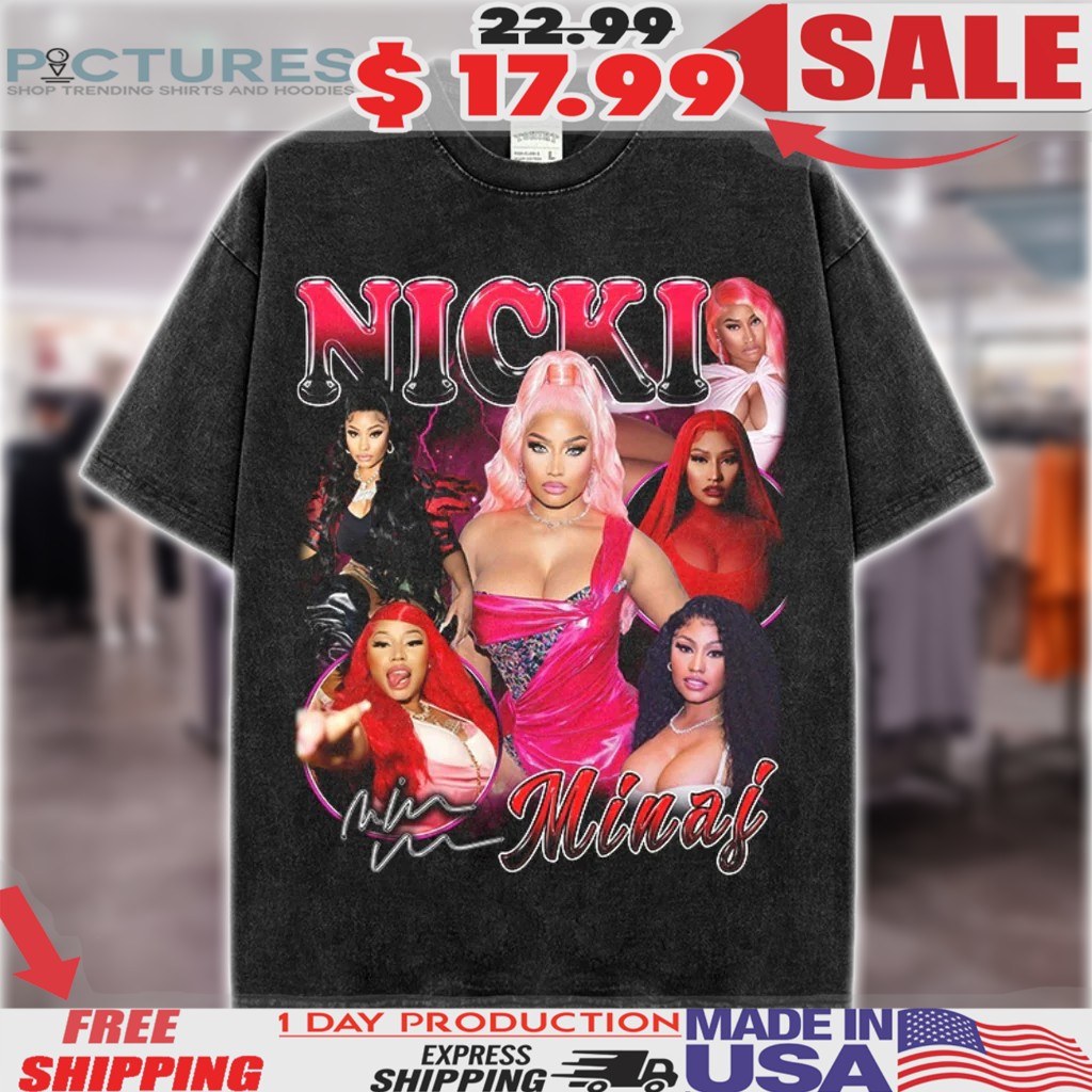 Nicki Minaj Rapper Vintage Bootleg Shirt