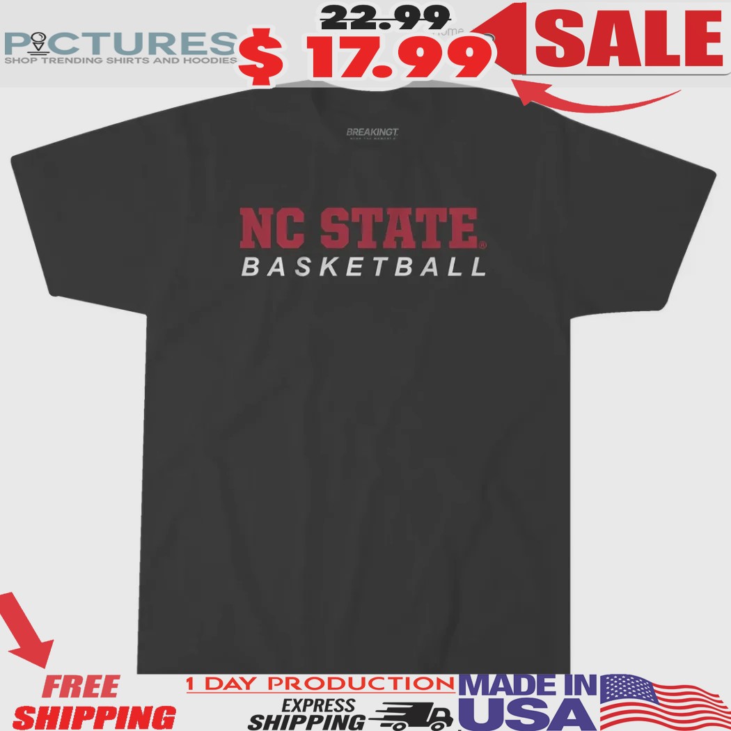 North Carolina State Basketball Logo Stack 2025 Shirt