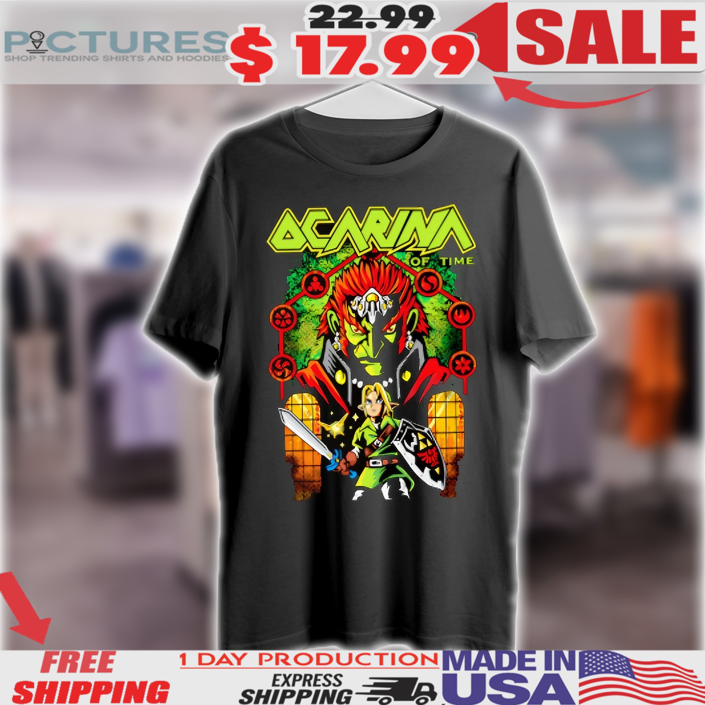 Ocarina Of Time Graphic Shirt