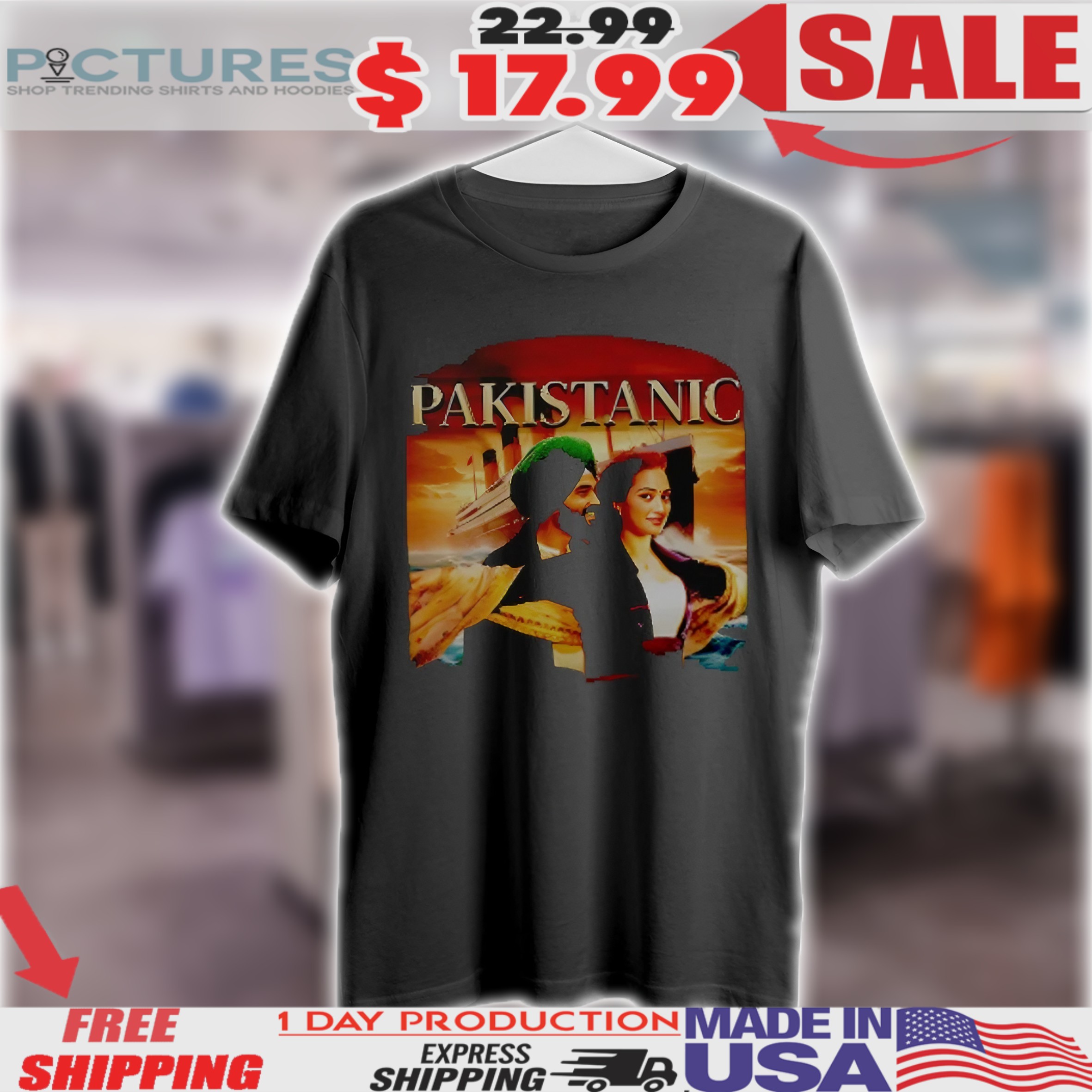 Official Pakistanic Titanic Move Shirt