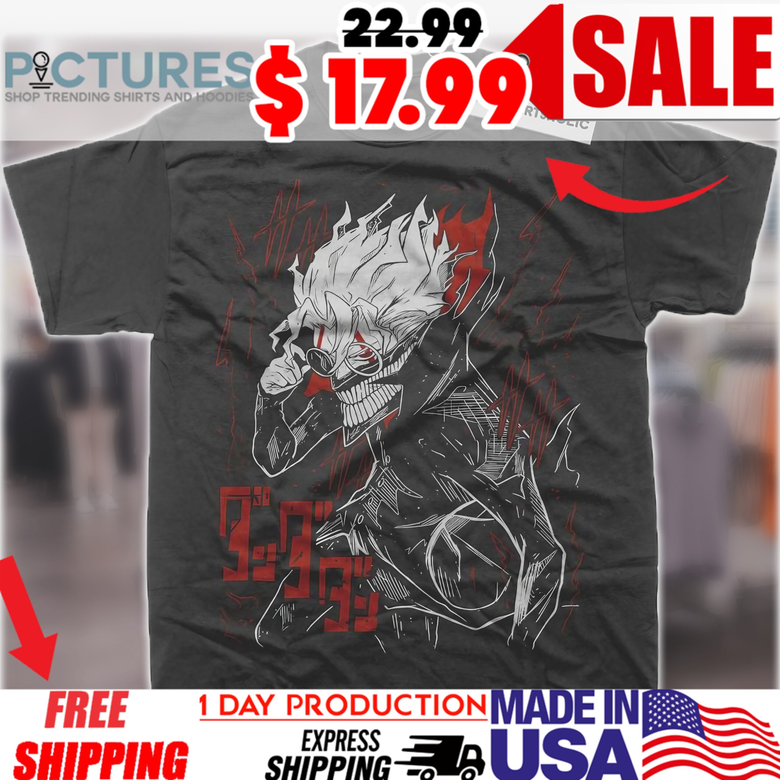 Okarun Dandadan Anime Graphic Japanese Anime Streetwear Shirt