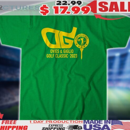 Ovies & Giglio Podcast The Golf Classic 2023 Five Stars Only Shirt