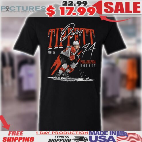 Owen Tippett Philadelphia Flyers Hockey Player Name Shirt
