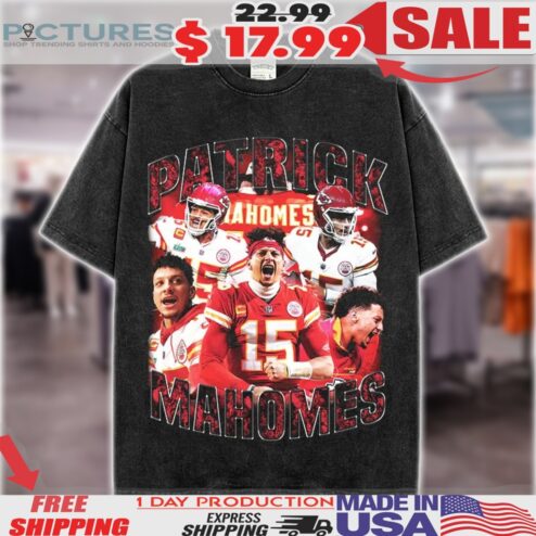 Patrick Mahomes Kansas City Chiefs Vintage Bootleg Shirt