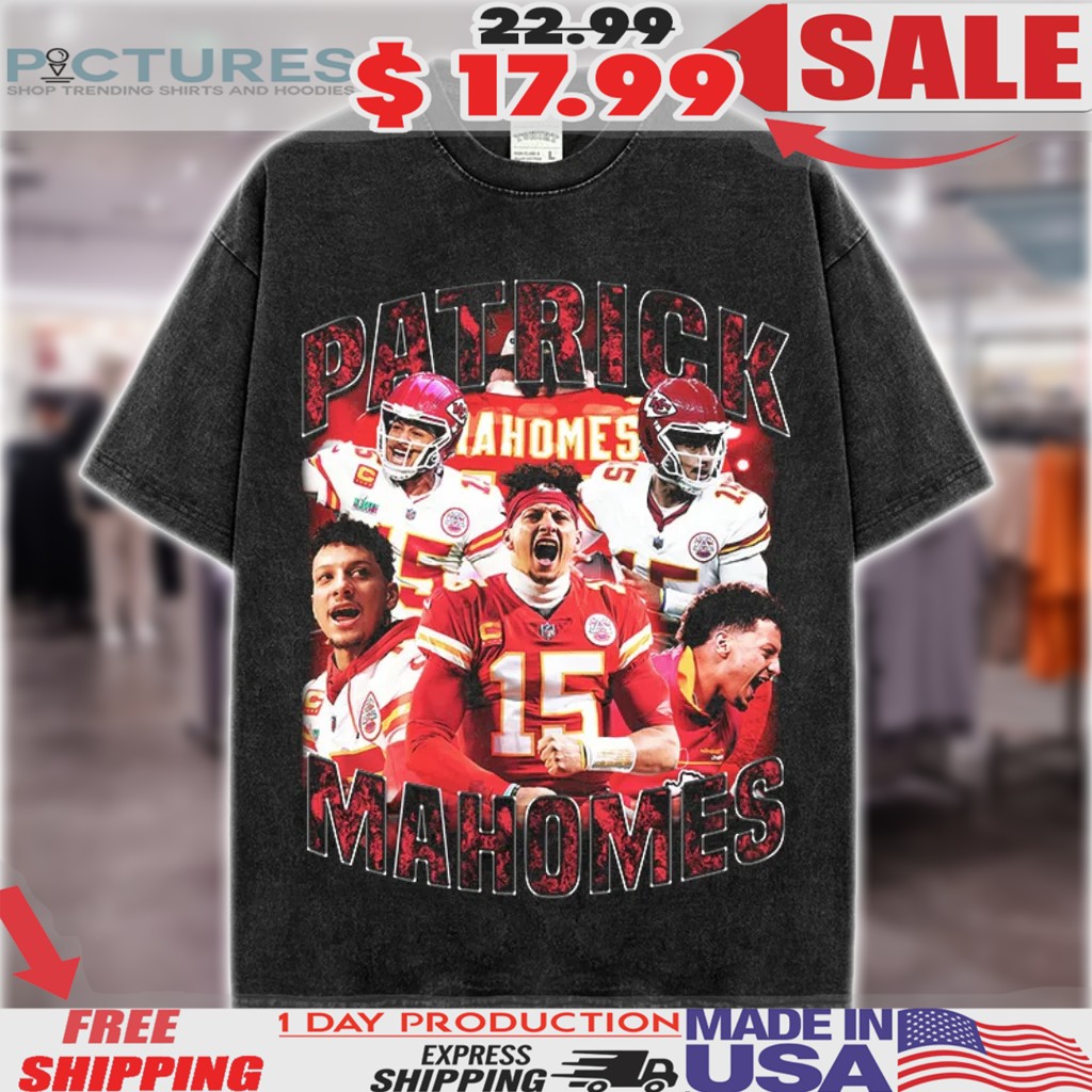 Patrick Mahomes Kansas City Chiefs Vintage Bootleg Shirt