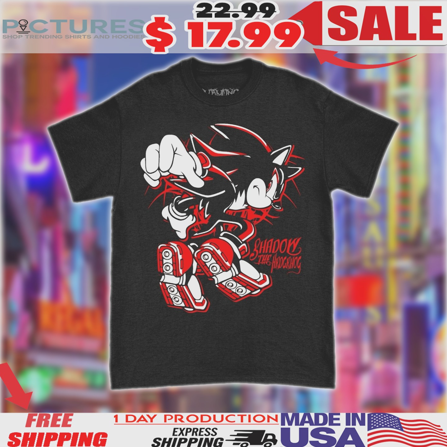 Pierce The Hog Shadow The Hedgehog Shirt