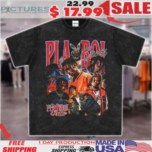 Playboi Carti Playboy Logo Vintage Bootleg Shirt