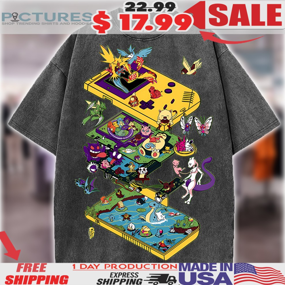 Pokémon Retro Nintendo Game Shirt