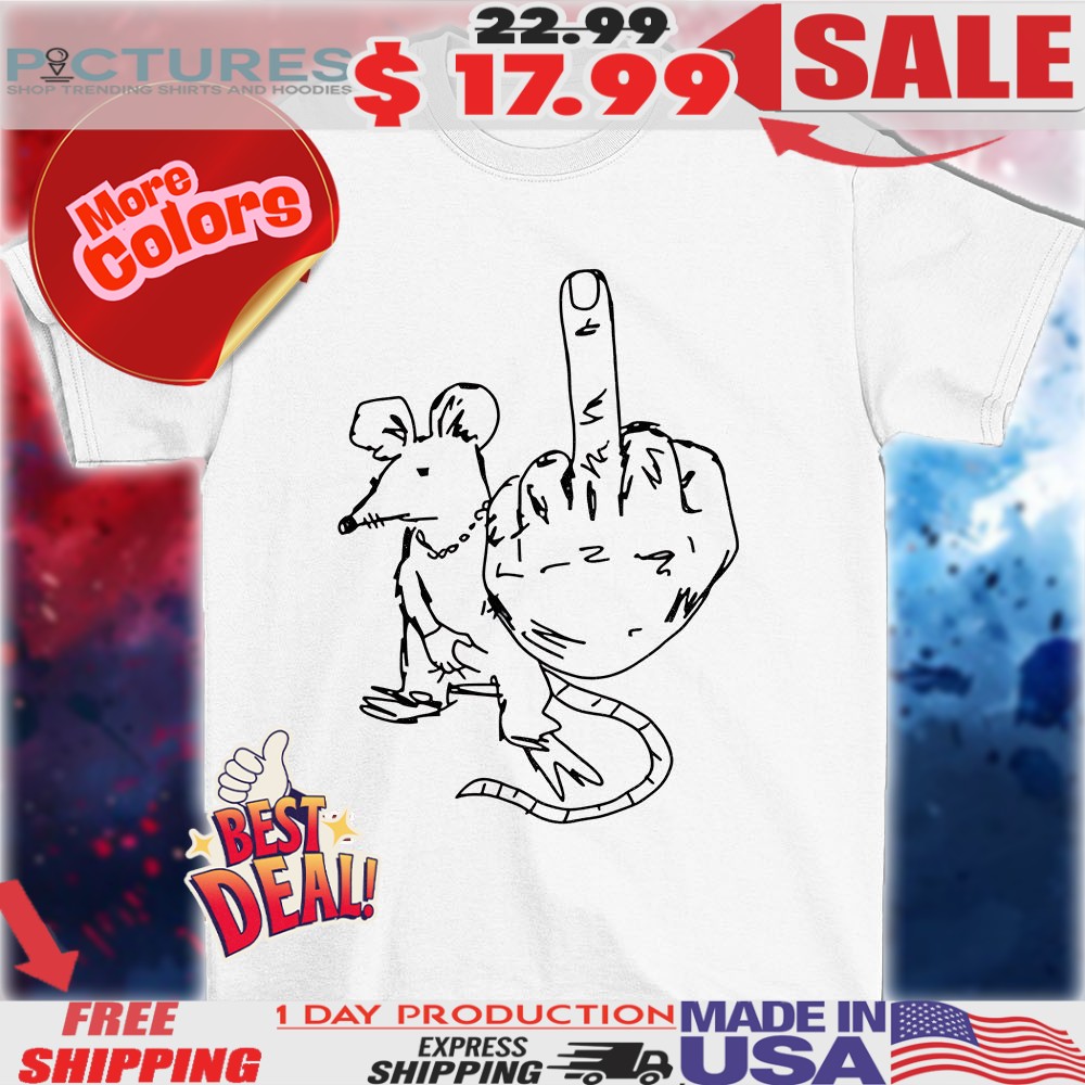 Rat middle finger shirt