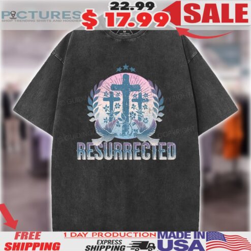 Resurrected Christian Cross Easter Shirt