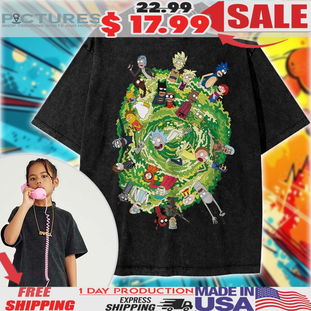 Rick and Morty Animated For Kids Vintage Shirt