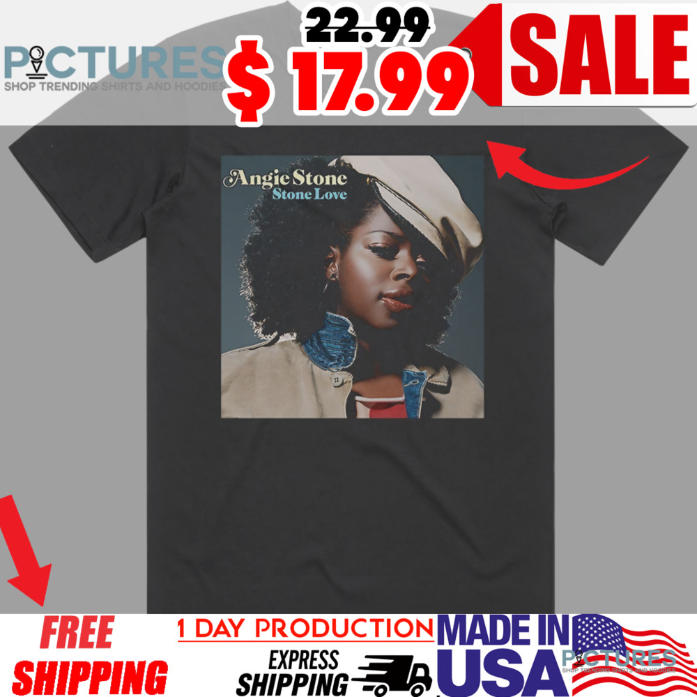 Rip Angie Stone Stone Love Album Cover Shirt