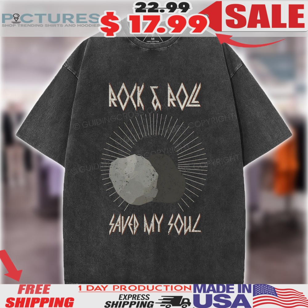 Rock And Roll Saved My Soul Jesus Empty Tomb Christian Shirt