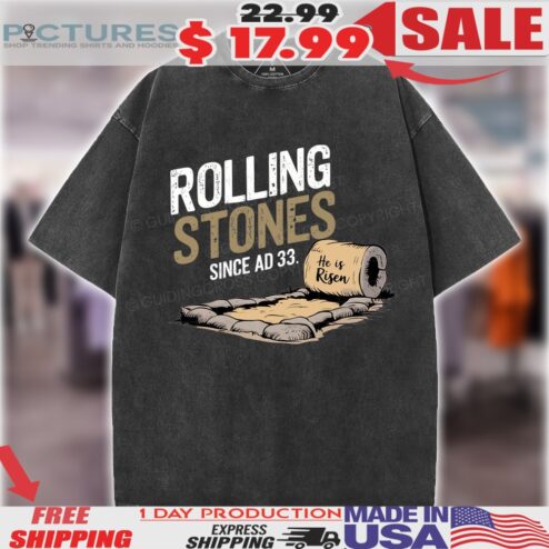 Rolling Stones Since Ad 33 Empty Tomb Christian Shirt