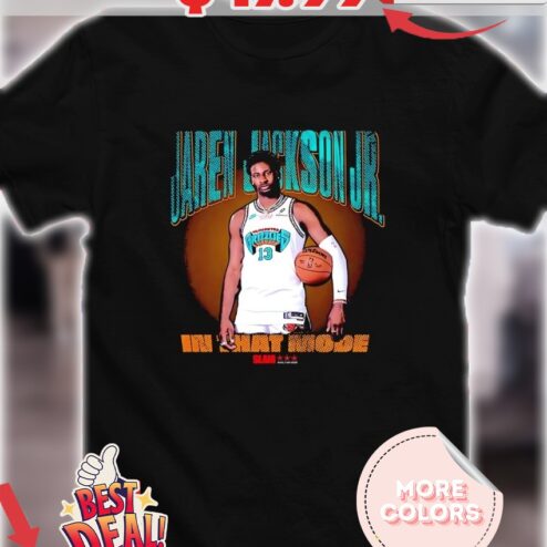 SLAM Jaren Jackson Jr in that mode pose shirt