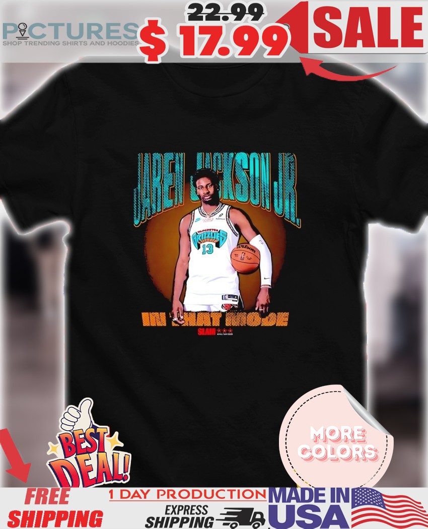 SLAM Jaren Jackson Jr in that mode pose shirt