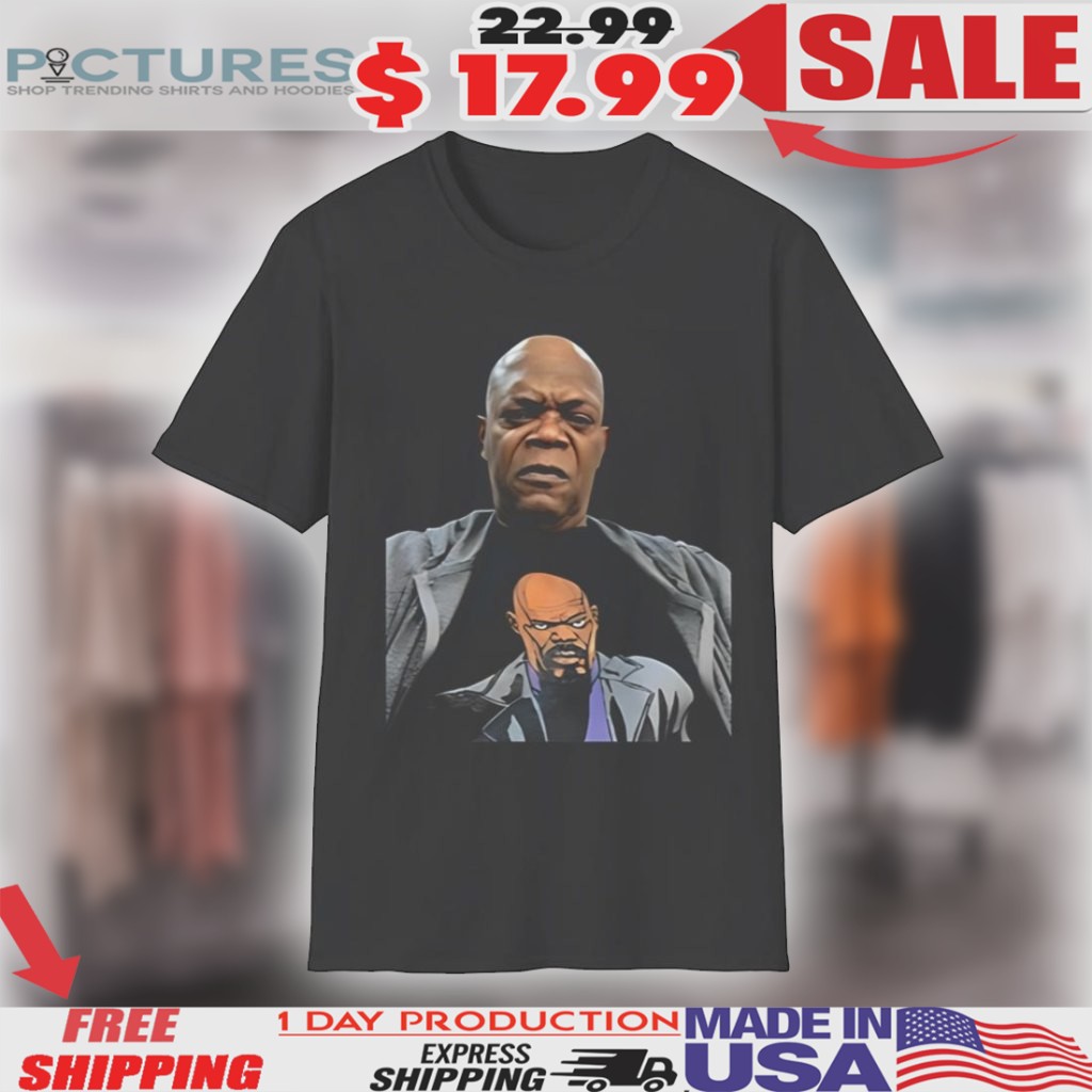 Samuel L. Jackson Wearing A Shirt Of Himself Shirt