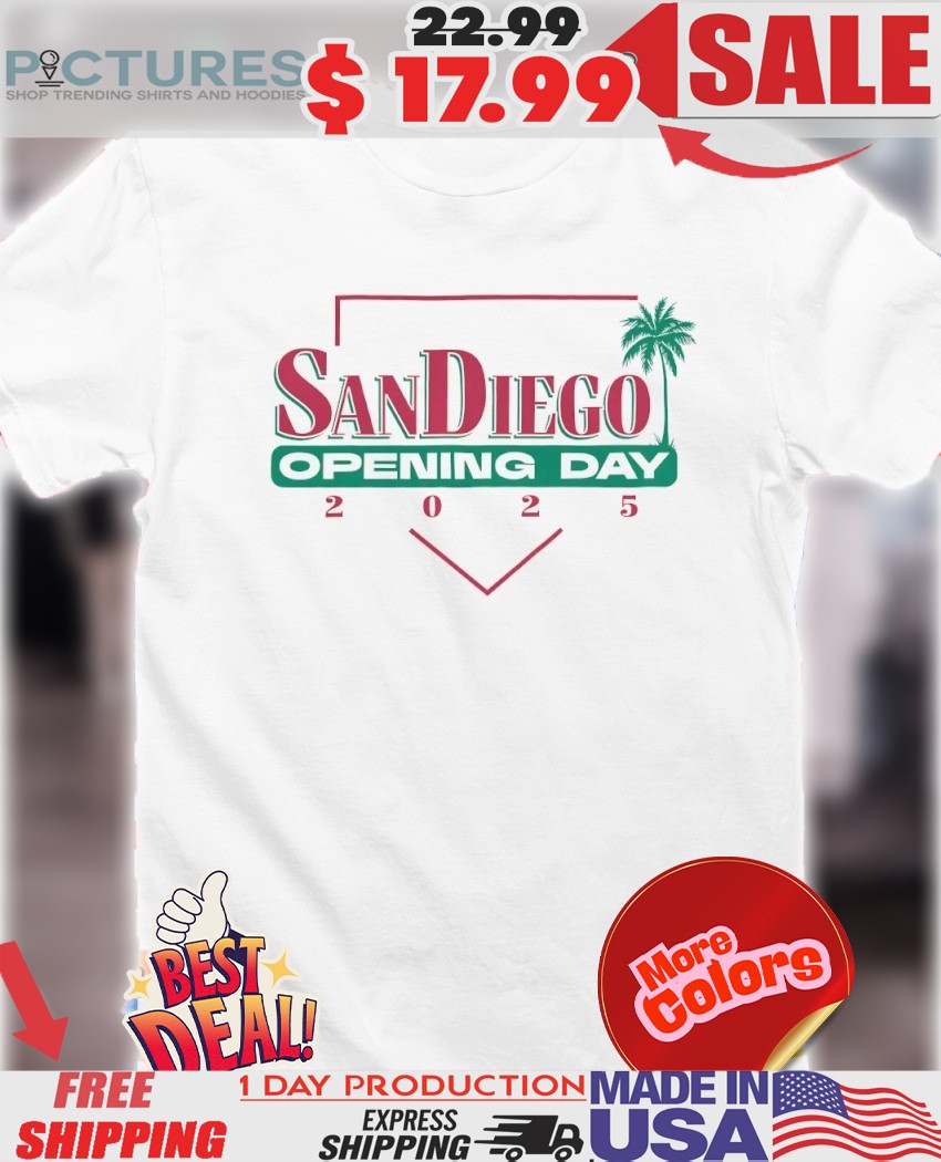 San Diego Opening Day 2025 shirt