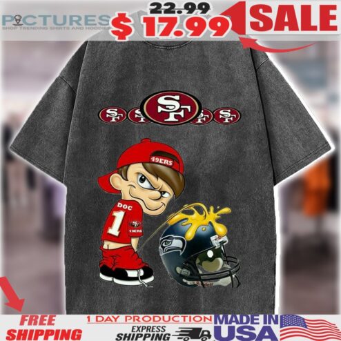 San Francisco 49ers Piss On Philadelphia Eagles Helmet Rivalry Shirt