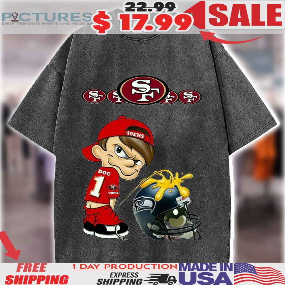 San Francisco 49ers Piss On Philadelphia Eagles Helmet Rivalry Shirt