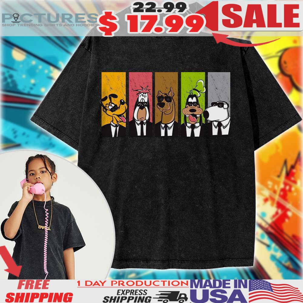 Scooby-Doo Goofy Pluto Cartoon For Kids Shirt