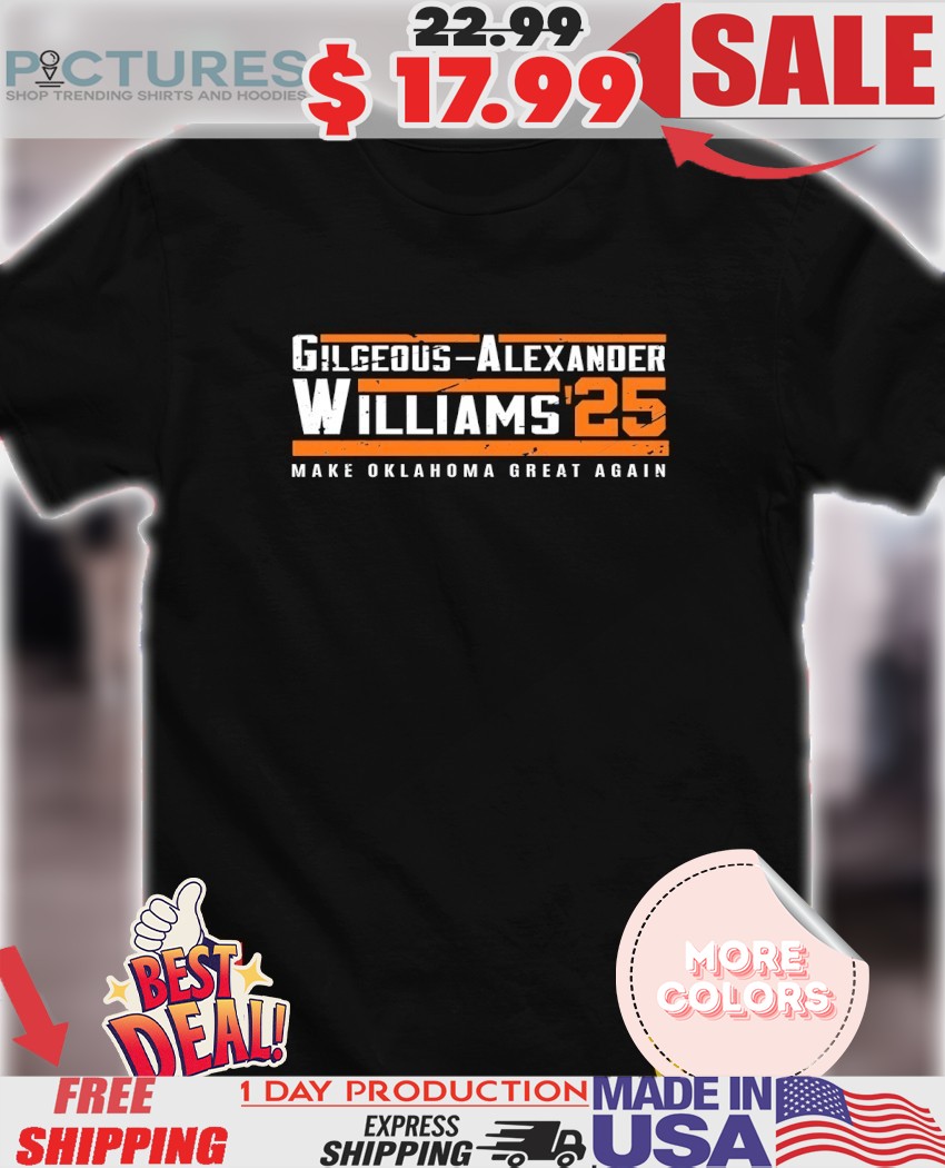 Shai Gilgeous-Alexander and Jalen Williams 2025 make Oklahoma great again Vintage shirt