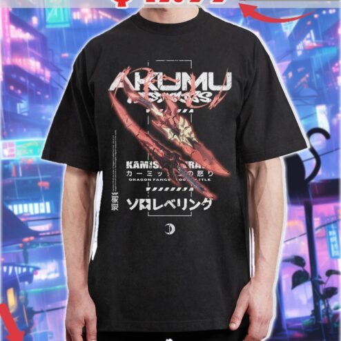 Solo Leveling Kamish Wrath Anime Shirt