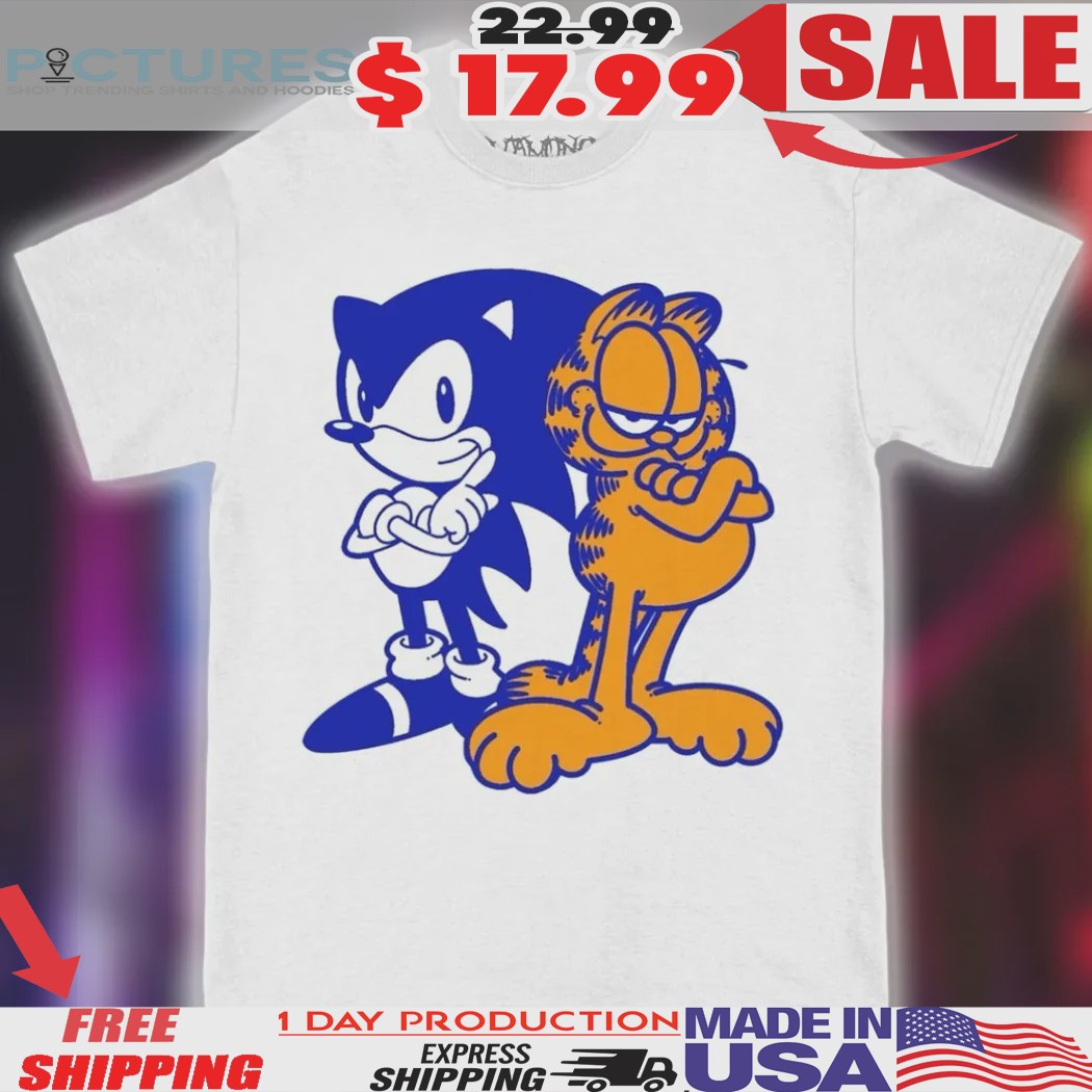 Sonfield Sonic And Garfield Shirt