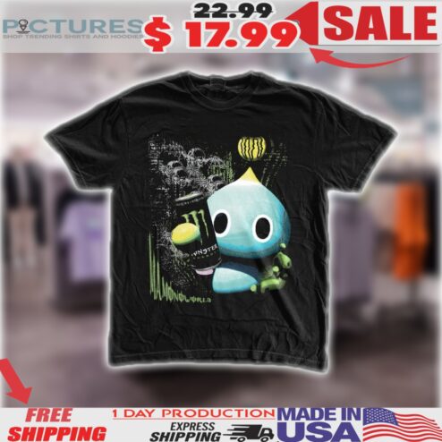 Sonic Chao Holding Monster Energy Shirt