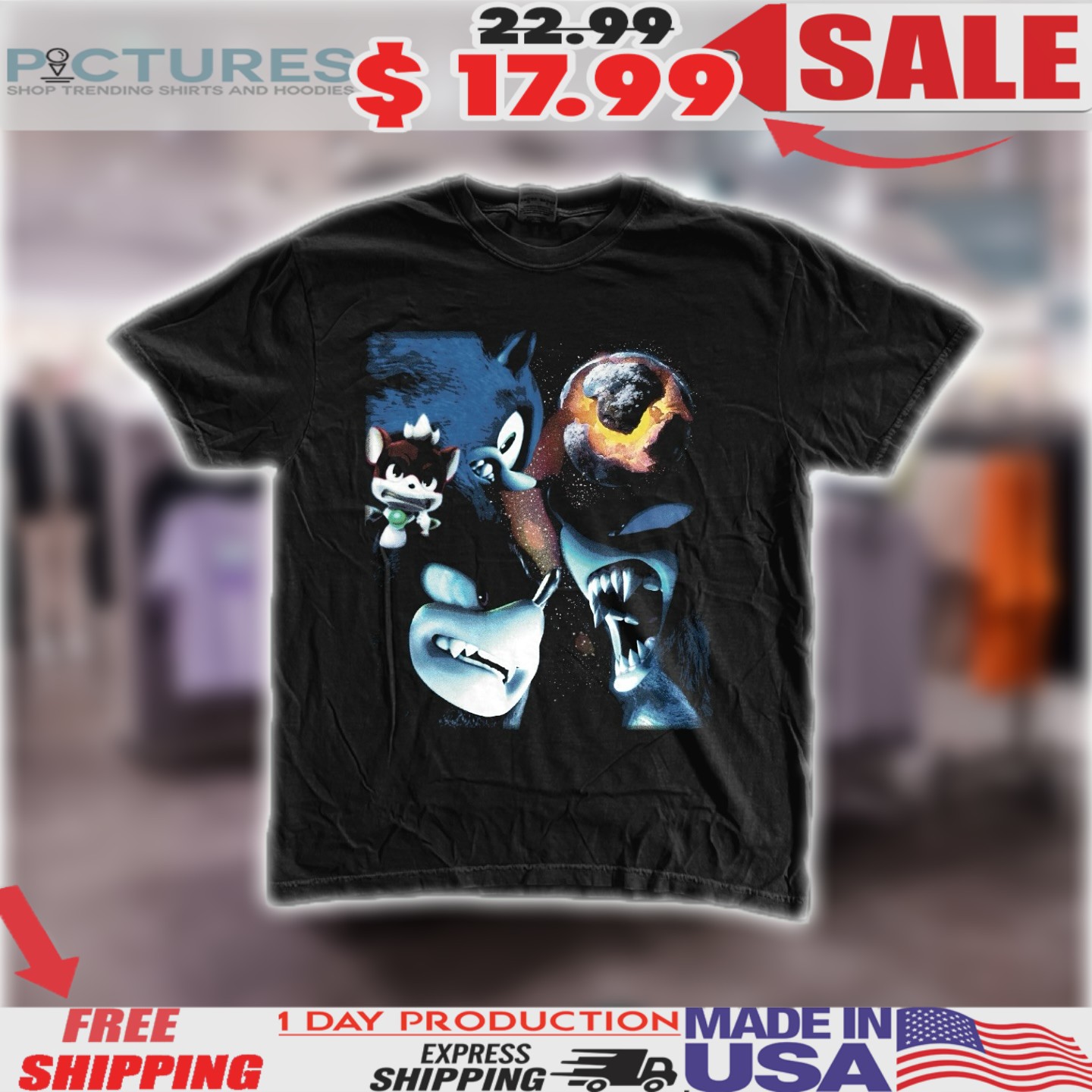 Sonic Furry Chihuahua Battle Shirt