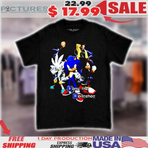 Sonic The Hedgehog Jesse Pinkman Breaking Bad Parody Shirt