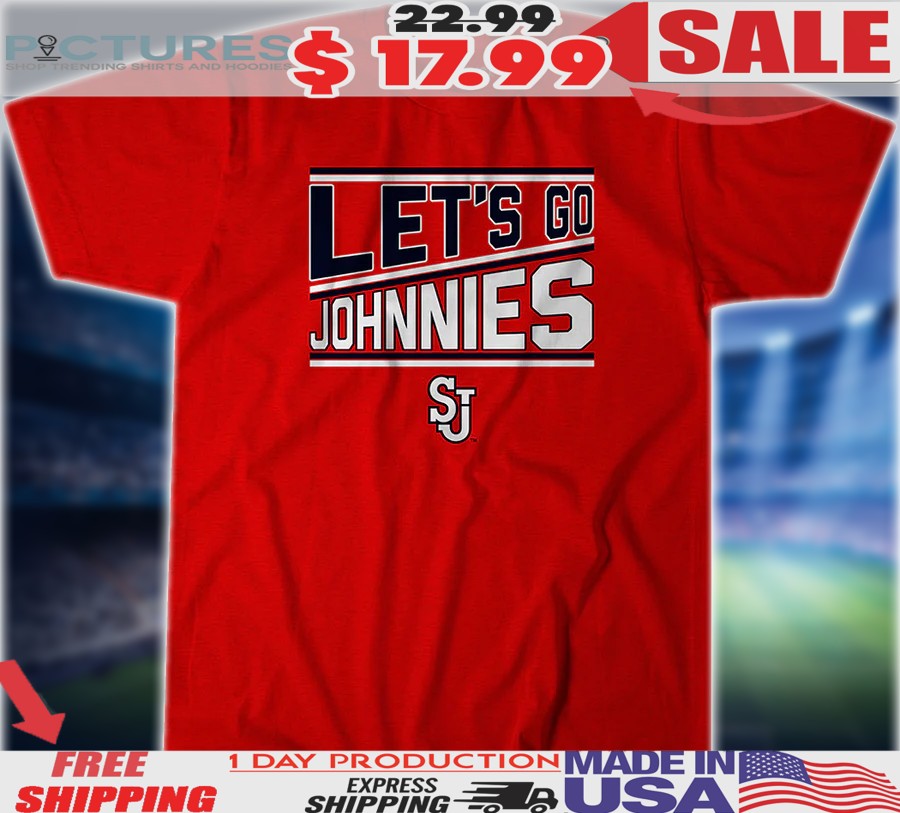 St. John's Red Storm Basketball Let's Go Johnnies Chant Shirt