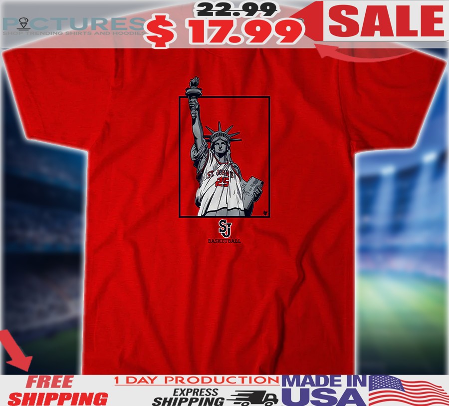 St. John's Red Storm Basketball New York's Team Statue Of Liberty Shirt