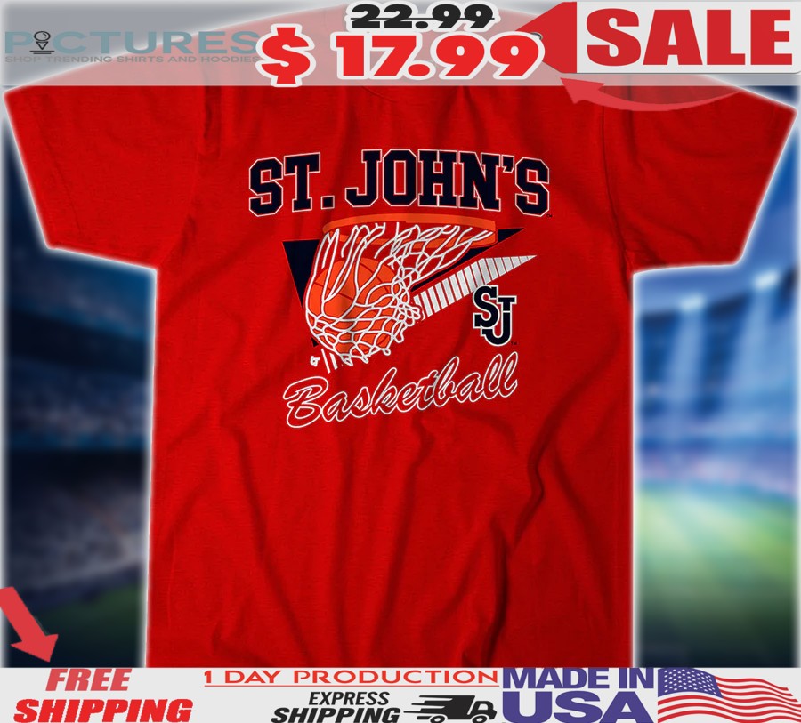 St. John's Red Storm Throwback Basketball Shirt St. John's Red Storm Throwback Basketball Shirt