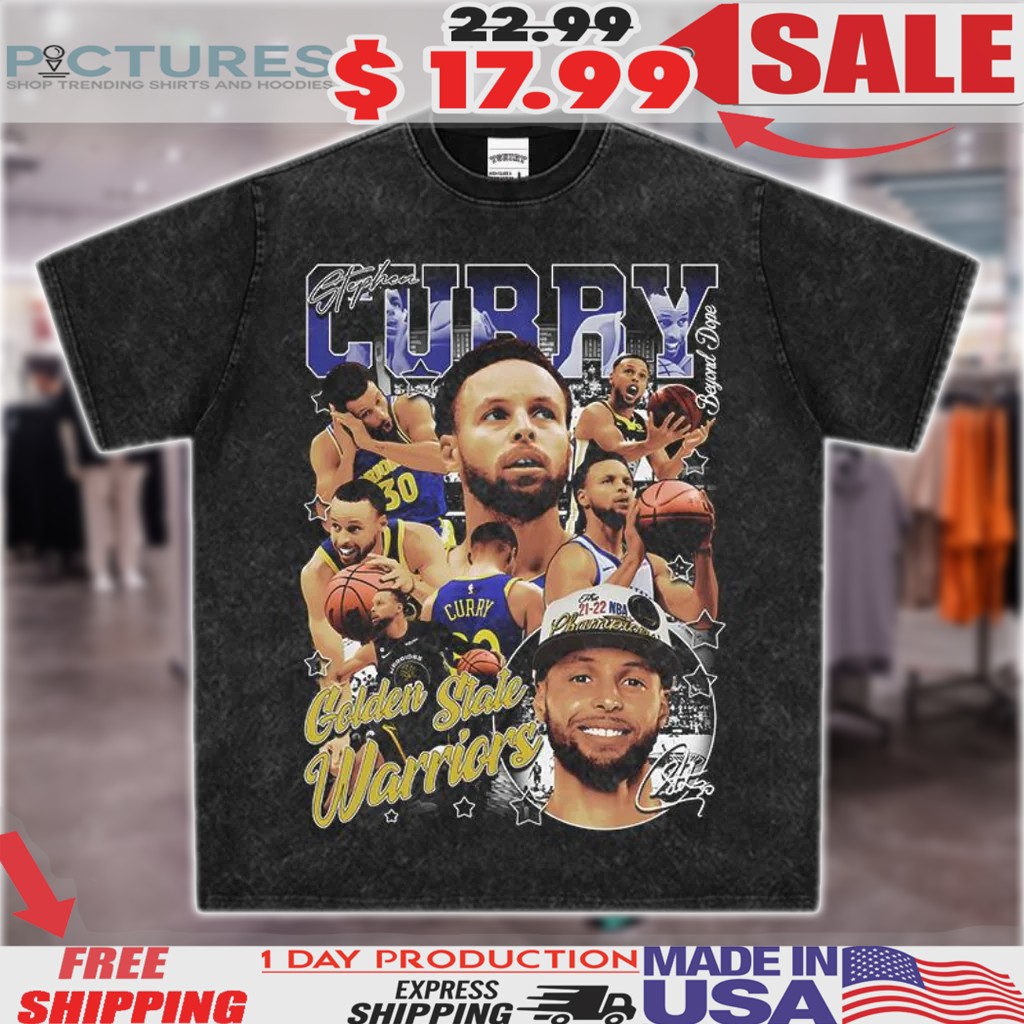 Stephen Curry Golden State Warriors Nba Basketball Graphic Signature Shirt
