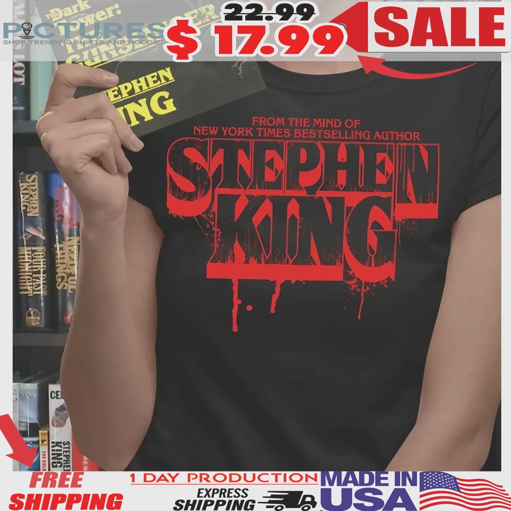 Stephen King From The Mind Of New York Times Bestselling Author Horror Shirt
