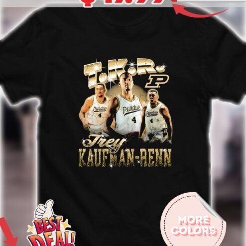 T K R Trey Kaufman Renn Purdue Boilermakers Basketball vintage bootleg style shirt
