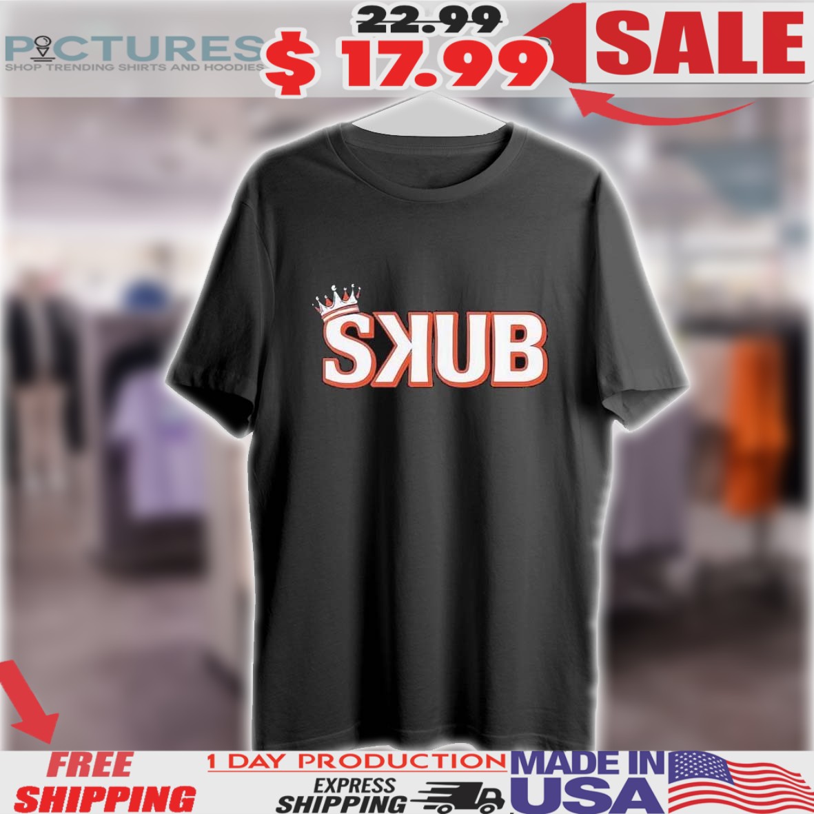 Tarik Skubal Skub Crown Detroit Tigers Shirt
