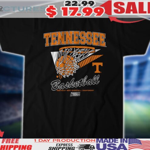 Tennessee Volunteers Basketball 2025 March Madness Basketball Shirt