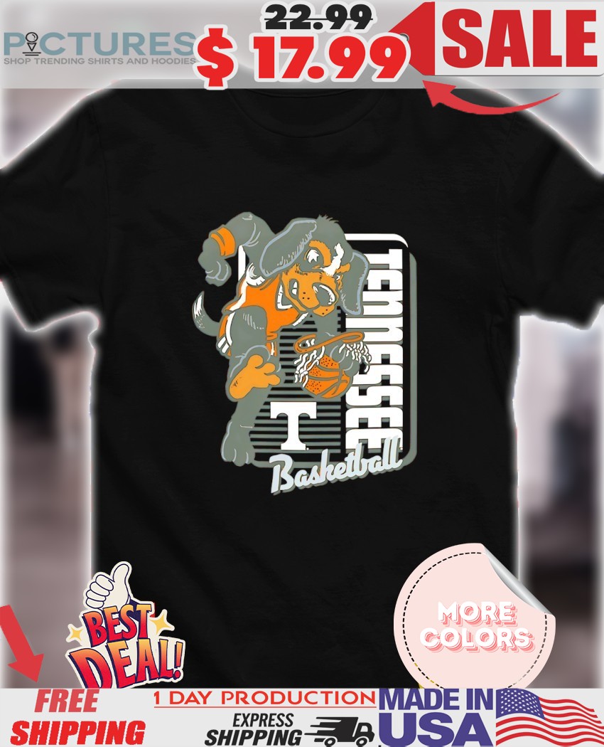 Tennessee Volunteers Basketball mascot dunk shirt