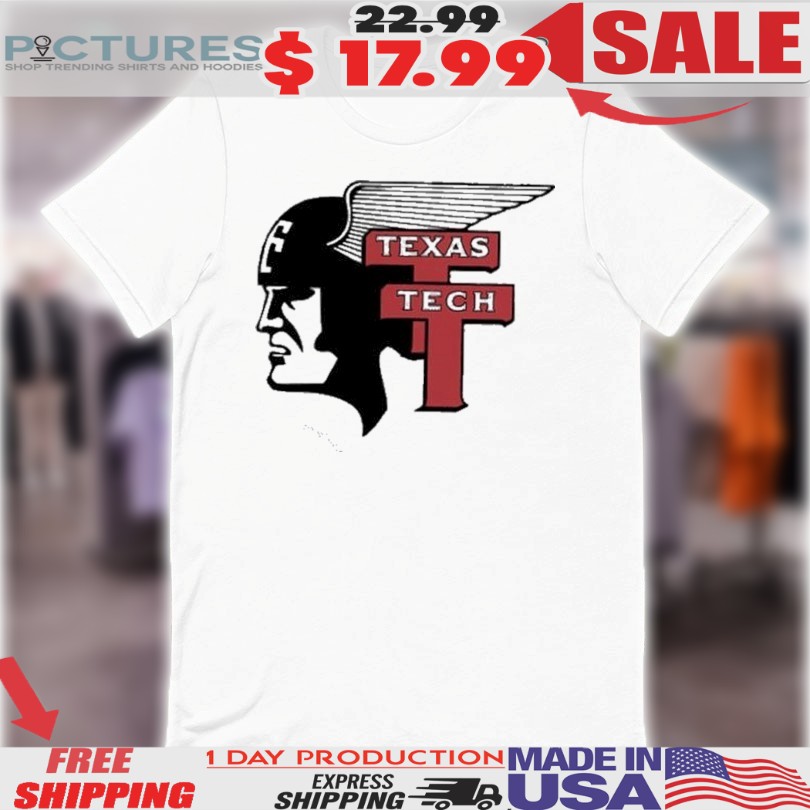 Texas Tech Red Raiders Double T Winged Mascot Shirt
