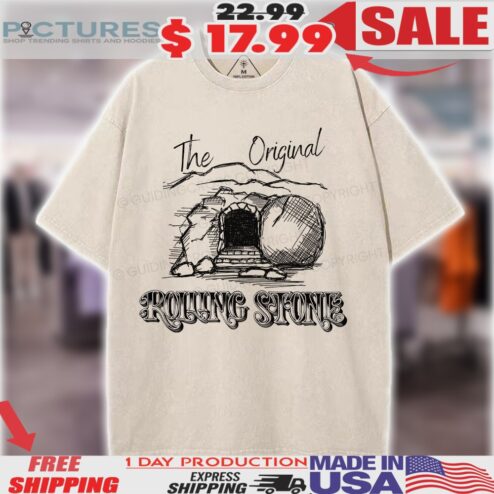 The Original Rolling Stone Empty Tomb Sketch Christian Easter Shirt