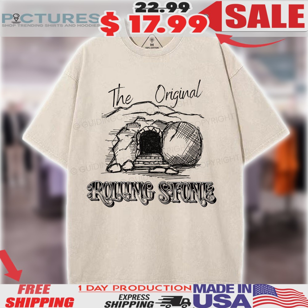 The Original Rolling Stone Empty Tomb Sketch Christian Easter Shirt