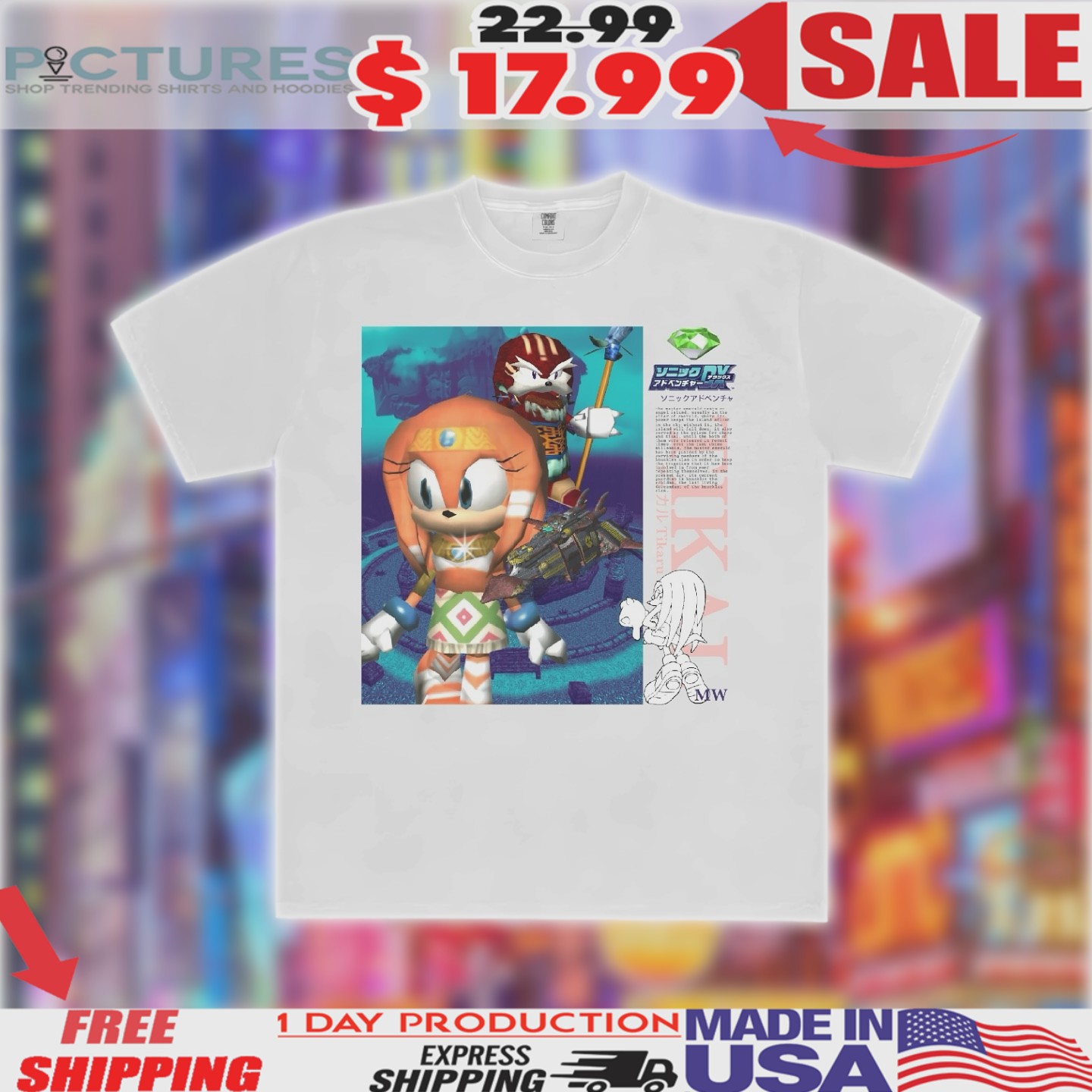 The Secret Of Tikal The Echidna Sonic The Hedgehog Shirt