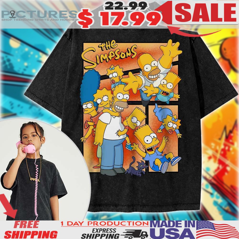 The Simpsons Kids Animated Vintage Shirt