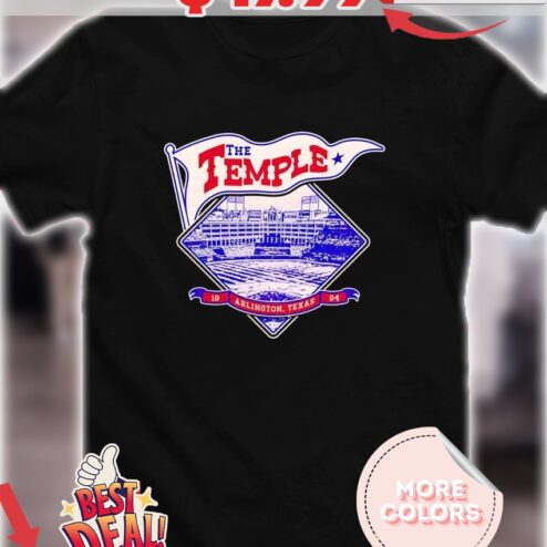 The Temple in Arlington Texas Baseball Vintage shirt