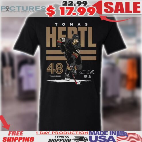 Tomas Hertl Vegas Golden Knights NHL Signature Shirt