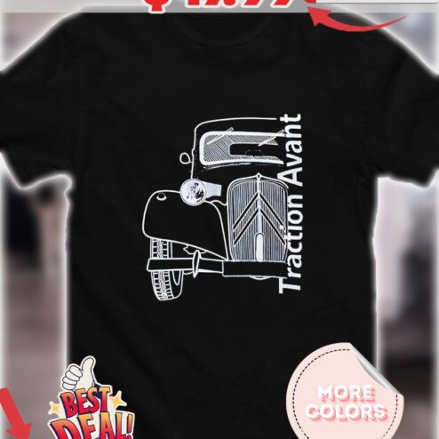 Traction Avant Vintage Car shirt